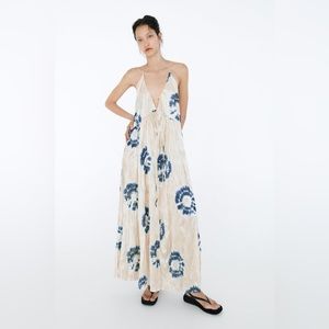 Zara Tie Dye Maxi Dress